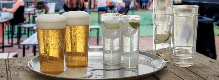 polycarbonate beer glasses